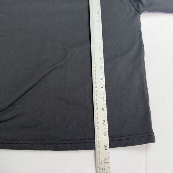 VRY WRM Very Warm Fleece Long Sleeve Top Great Base Layer Size Medium Black - Picture 4 of 5